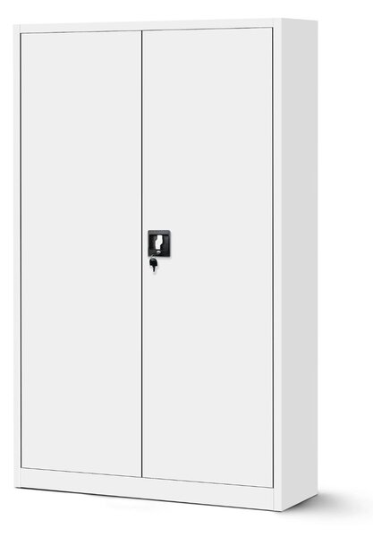 Dulap metalic Jan II alb (115x185 cm)