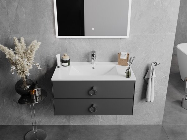 Mexen Atena, chiuveta blat 81 x 46 cm, alb lucios, 25018000