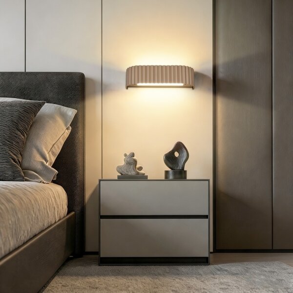 Brilagi -LED Aplică de perete FALCON MODERN LED/10W/230V 30 cm 3000/4500/6000K bej