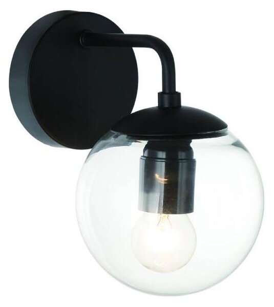 Open Design OR81404 - Aplică de perete BAO 1xE27/8W/230V negru/transparent