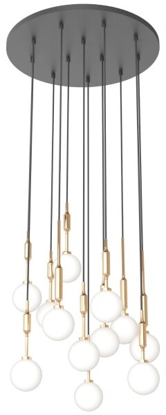 Open Design OR85396 - Lustră suspendată pe cablu ERO 12xG9/8W/230V aurie
