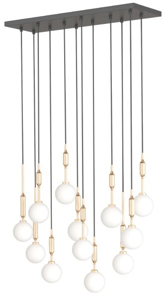 Open Design OR85457 - Lustra suspendată pe cablu ERO 12xG9/8W/230V auriu