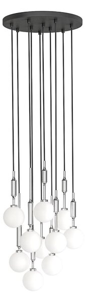 Open Design OR85358 - Lustră suspendată pe cablu ERO 10xG9/8W/230V crom lucios