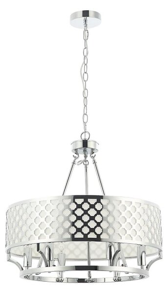 Open Design OR84375 - Lustru cu lanț VERNO 6xE14/12W/230V crom lucios