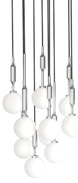 Open Design OR85358 - Lustră suspendată pe cablu ERO 10xG9/8W/230V crom lucios