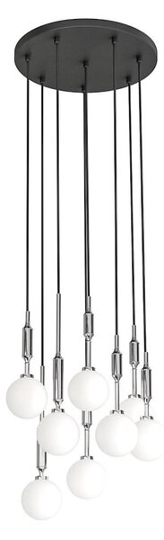 Open Design OR85327 - Lustră suspendată pe cablu ERO 8xG9/8W/230V crom lucios