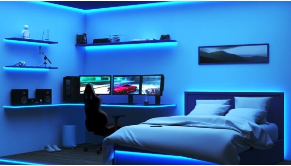 WiZ - Bandă LED RGBW reglabilă 4 m LED/6,5/230V 2700-6500K Wi-Fi