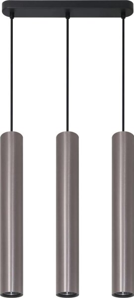 Lustră suspendată pe cablu LUNGOMARE, 3x GU10/10W/230V, crom