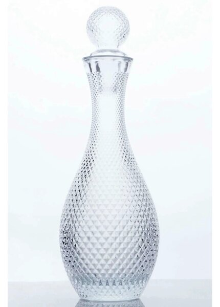 Sticlă BADE56789, transparent, sticlă, 13x13x36 cm