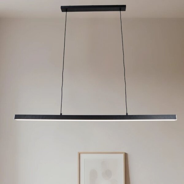 Brilagi - Lustră LED suspendată pe cablu AXIS, 30 W, 230 V, 120 cm, neagră