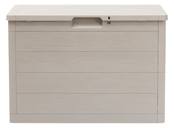Cutie de depozitare pentru grădină gri deschis din plastic Woodys – Toomax
