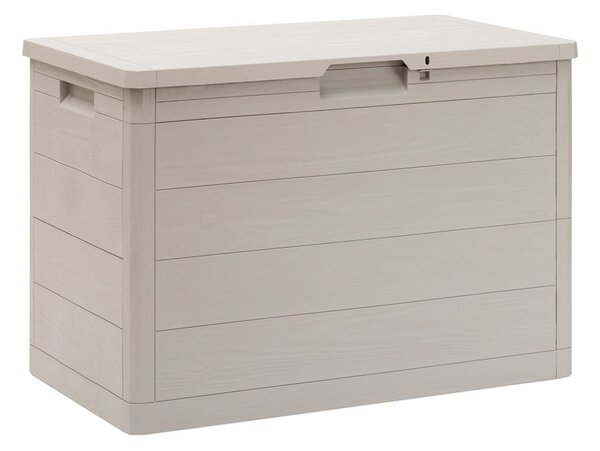 Cutie de depozitare pentru grădină gri deschis din plastic Woodys – Toomax