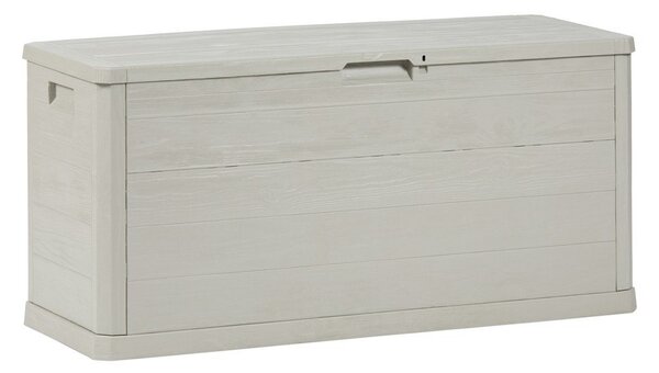 Cutie de depozitare pentru grădină gri deschis din plastic Woodys – Toomax