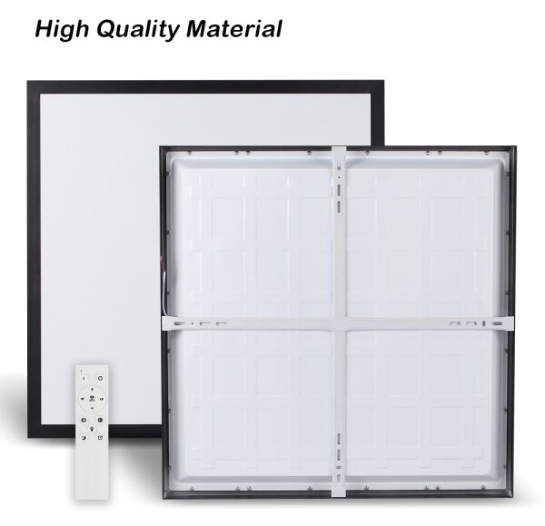Brilagi-LED Lampă de baie reglabilă FRAME SMART LED/50W/230V IP44 negru+telecomandă