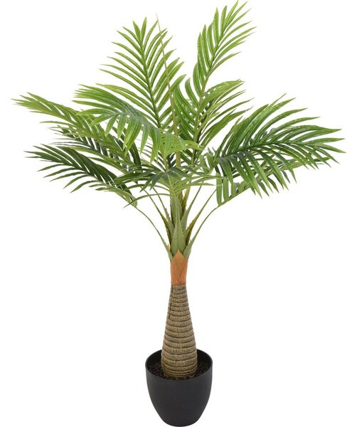 Palmier artificial în ghiveci verde, 80 cm