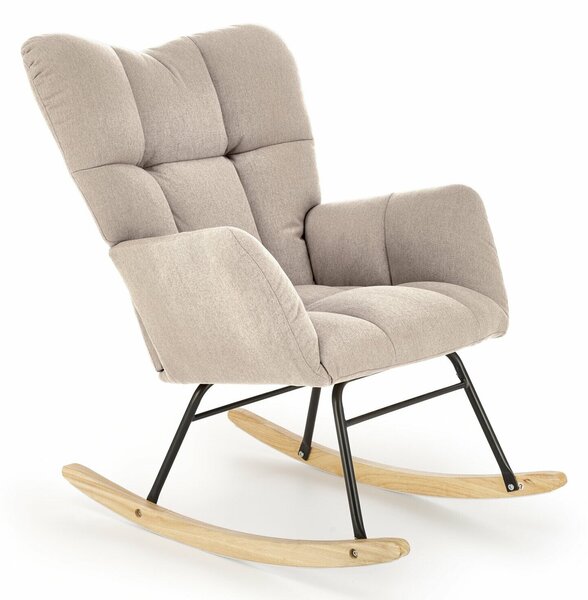 Scaun balansoar Houston 1595, Bej, 94x70x97cm, 14 kg