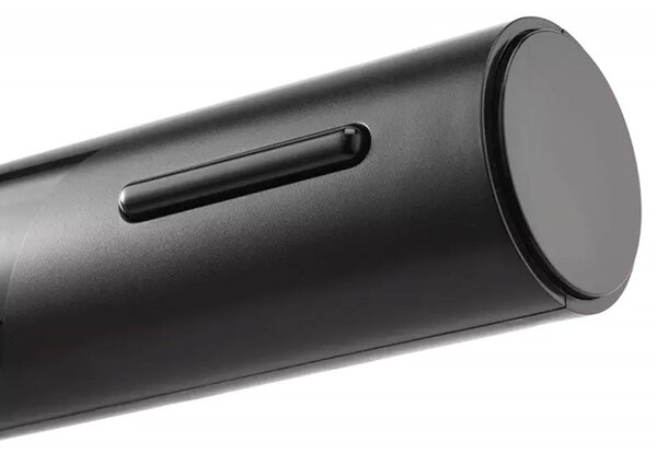 Tirbuson electric, plastic/aluminiu, 248 g, 21,5 x 4,8cm, negru
