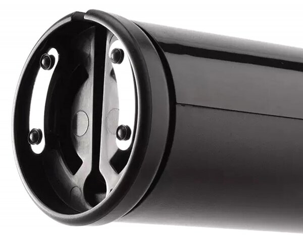 Tirbuson electric, plastic/aluminiu, 248 g, 21,5 x 4,8cm, negru