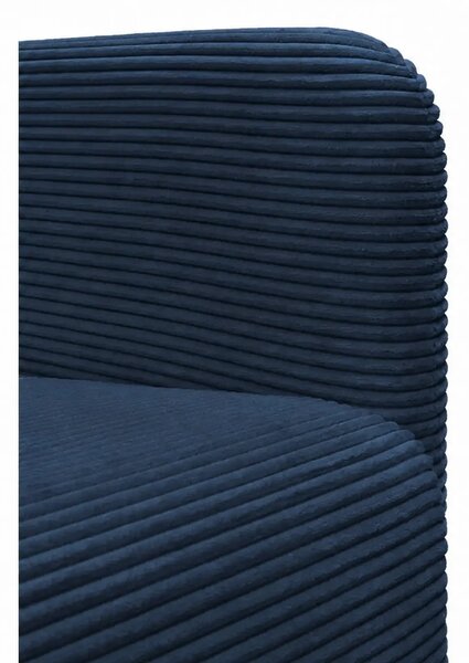 Fotoliu ALLEN, stofa catifelata albastru - Monolith 77, 90x70x88 cm