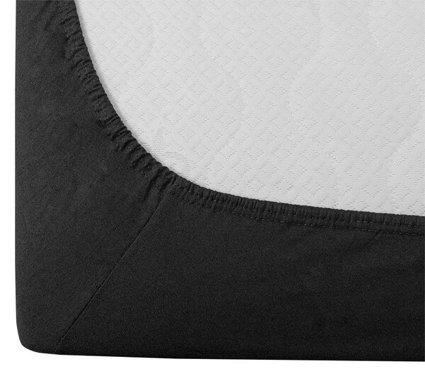 2x cearșaf de tricou EXCLUSIV 90x200 cm gri închis