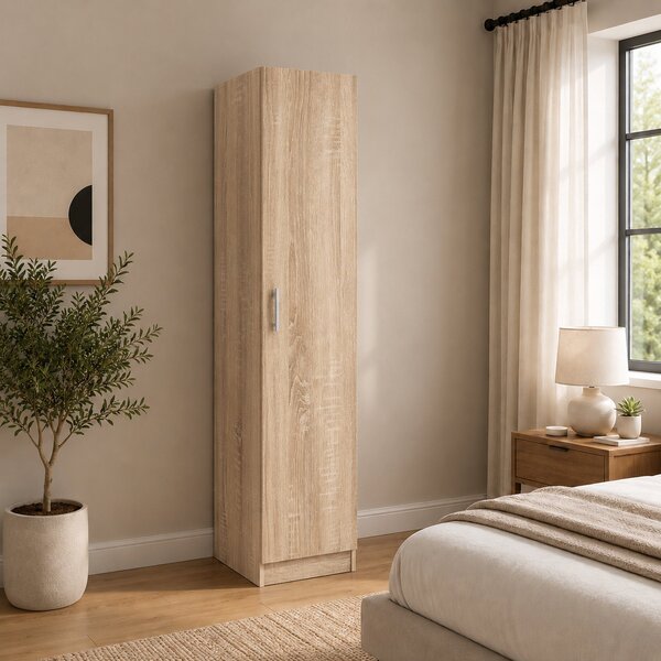 Dulap haaus Remi, O Usa, Stejar Sonoma, 40 x 51 x 170 cm