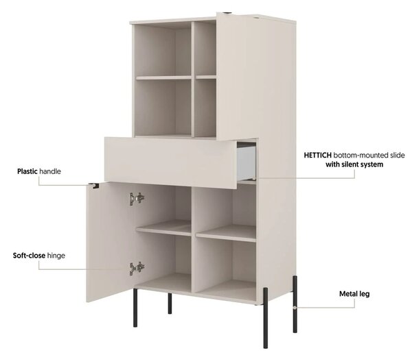 Comoda ORE - h 150 cm