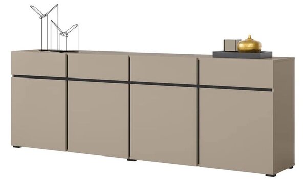 Comodă Cross 4 uși 4 sertare - 225 cm