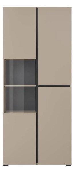 Dulap vitrină Cross 3 uși - 80 cm