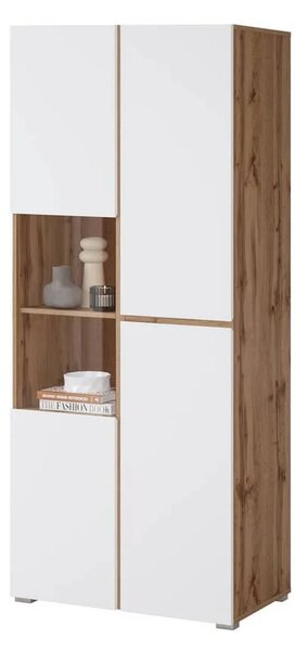 Dulap vitrină Cross 3 uși - 80 cm