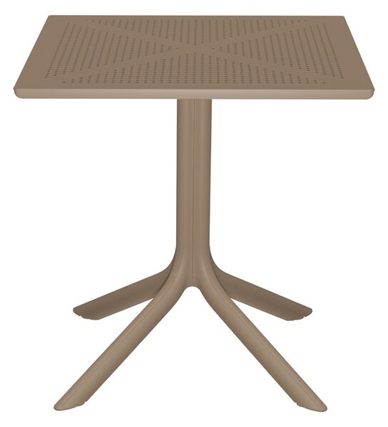 Set 3 bucati masa si scaune gradina, Groovy Zoi, Maro, 60x60x76 cm