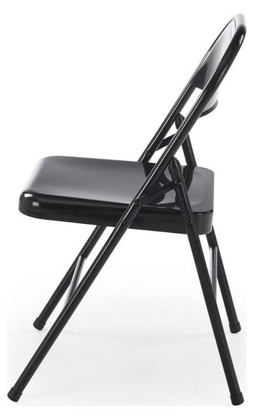 Scaun K565, negru, metal, 46x47x75 cm