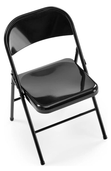 Scaun K565, negru, metal, 46x47x75 cm