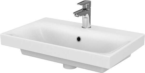 Cersanit Moduo lavoar 60x38 cm dreptunghiular mobilier alb luciu K116-010