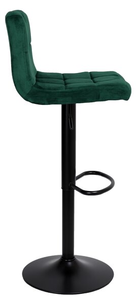 JAKS SCAUN DE BAR ARAKO BLACK VELUR VERDE