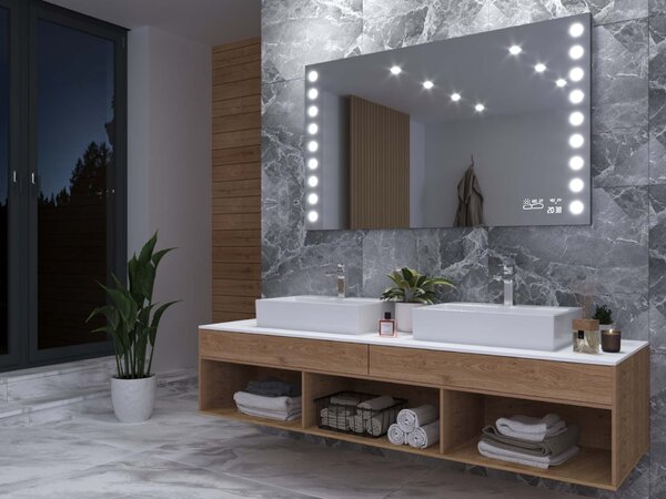 Oglindă LED cu iluminare M14 premium