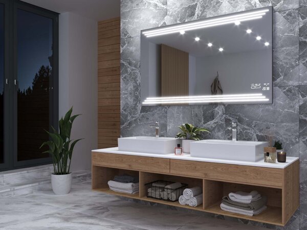 Oglindă LED cu iluminare M17 premium
