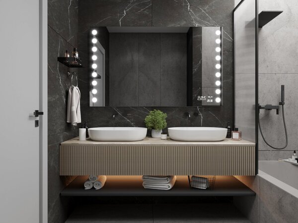 Oglindă LED cu iluminare M14 premium