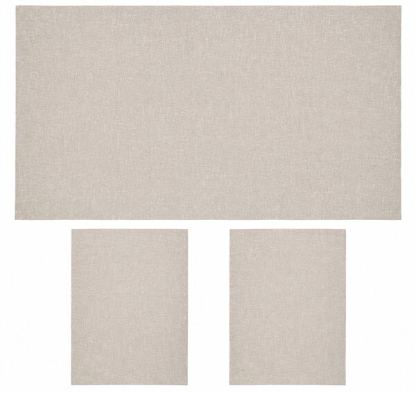 Set 3 Covoare Fargo 71501-050, Crem, 2 buc 80x150 cm, 1 buc 120x170 cm