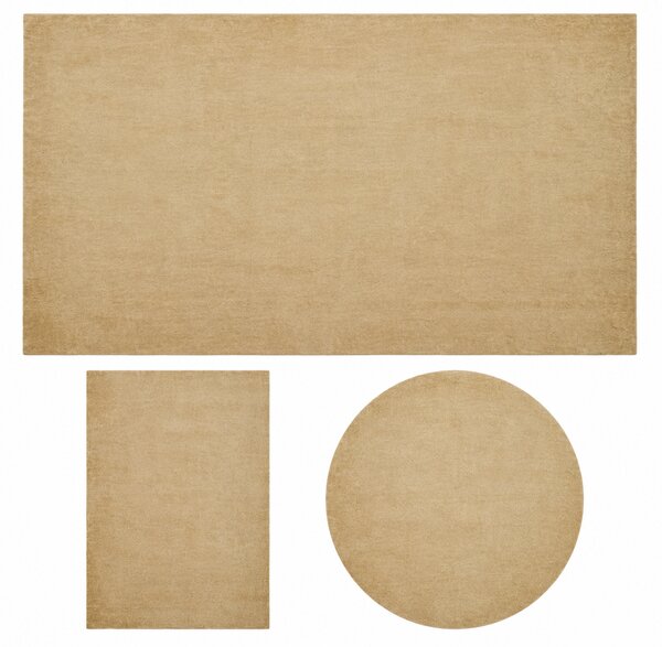 Set 3 Covoare Fargo 71501-800, Bej, 1 buc 80x150 cm, 1 buc 160x230 cm , 1 buc rotund 120x120 cm