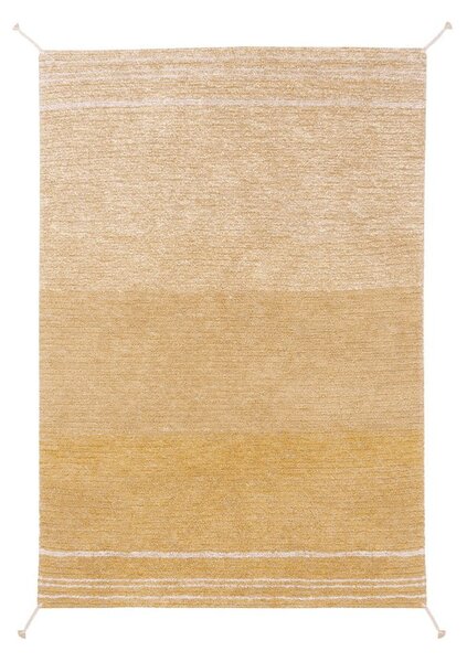 Covor galben ocru din bumbac 80x140 cm Twin Amber – Lorena Canals