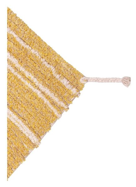 Covor galben ocru din bumbac 80x140 cm Twin Amber – Lorena Canals