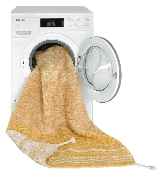 Covor galben ocru din bumbac 80x140 cm Twin Amber – Lorena Canals