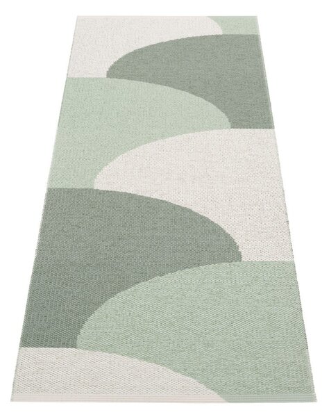 Covor tip traversă pentru interior și exterior verde 70x180 cm Hill Army Misty Mint – Pappelina