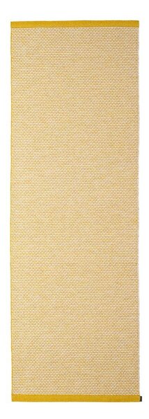 Covor tip traversă pentru interior și exterior galben muștar 70x200 cm Effi Mustard – Pappelina