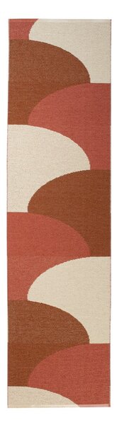 Covor tip traversă pentru interior și exterior cărămiziu 70x270 cm Hill Brick Rust – Pappelina
