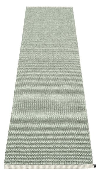 Covor tip traversă pentru interior și exterior verde deschis 70x300 cm Mono Sage Army – Pappelina