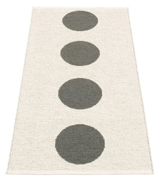 Covor tip traversă pentru interior și exterior gri închis 70x150 cm Vera Charcoal – Pappelina