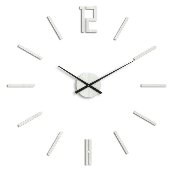 Ceas de perete CARLO WHITE HMCNH057-white (ceas modern de)