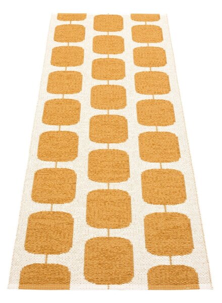 Covor tip traversă pentru interior și exterior galben ocru/crem 70x200 cm Sten Ochre – Pappelina
