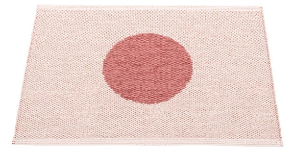 Covor pentru exterior și interior roșu deschis 70x50 cm Vera Pop Blush – Pappelina